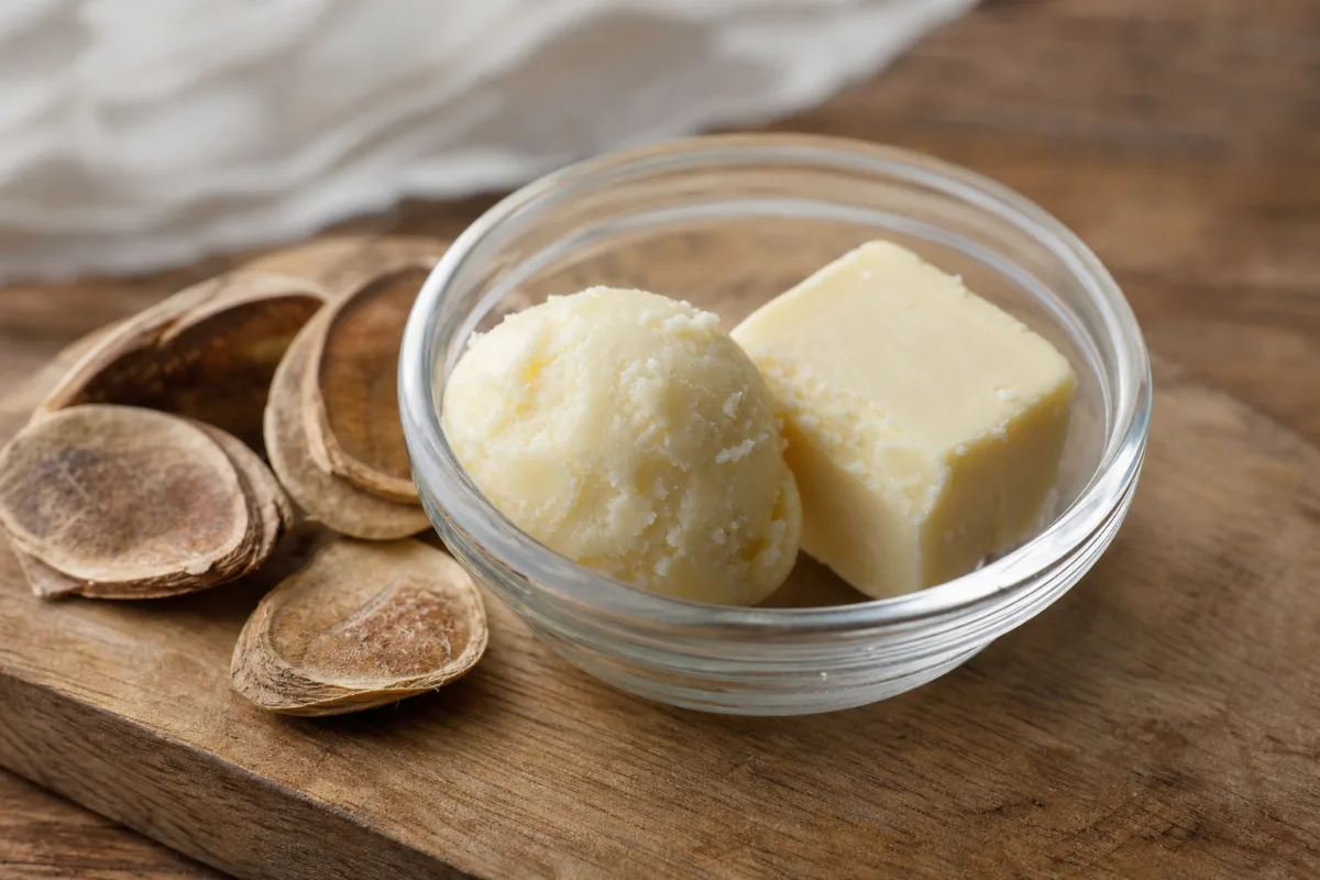 Close-up of mango butter