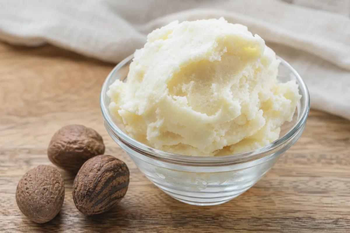 Close-up of shea butter