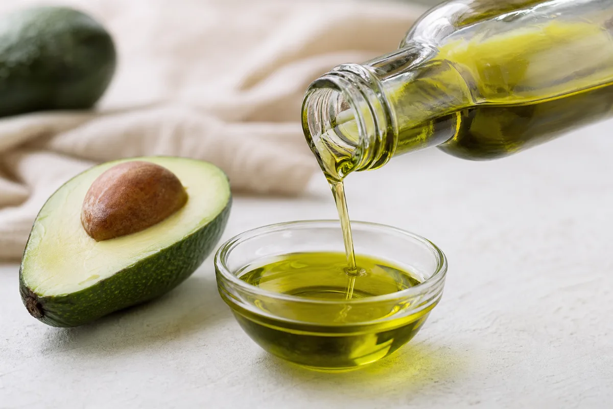 Close-up of avocado oil