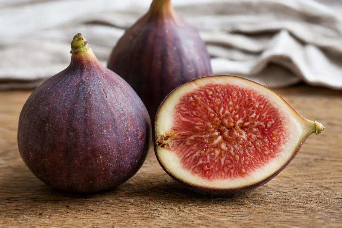 Close-up of figs