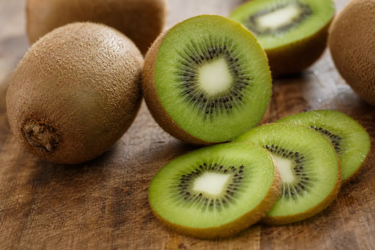 Close-up of kiwifruit