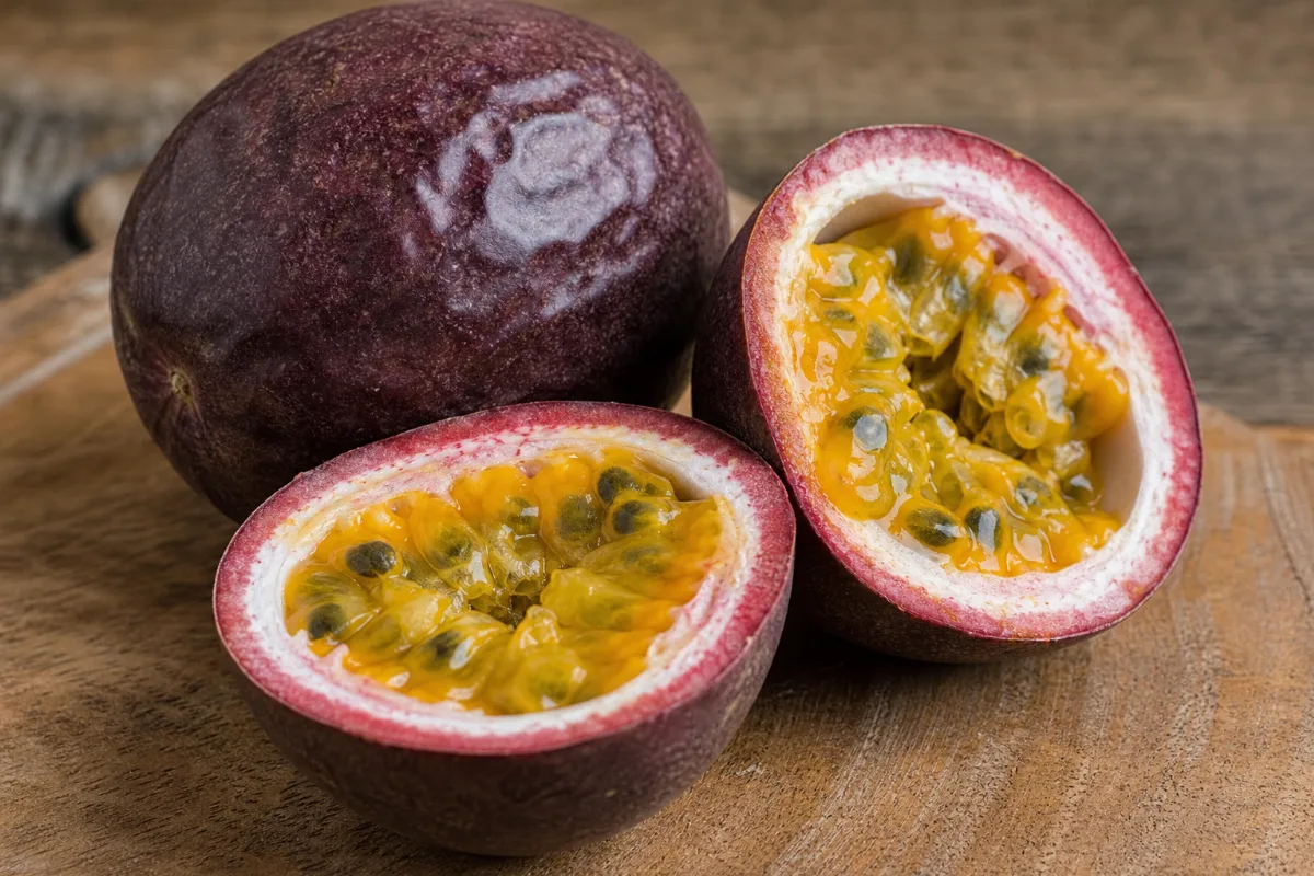 Close-up of passion fruit