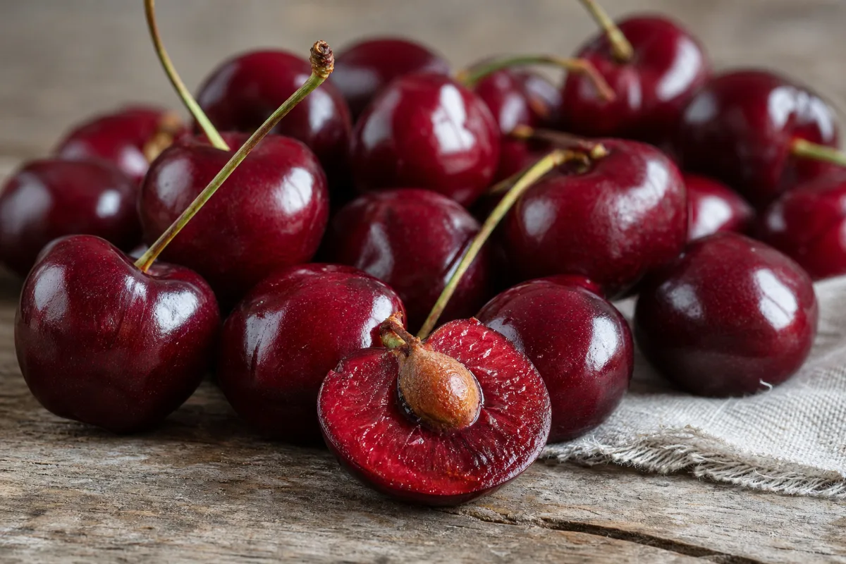 Close-up of sweet cherries