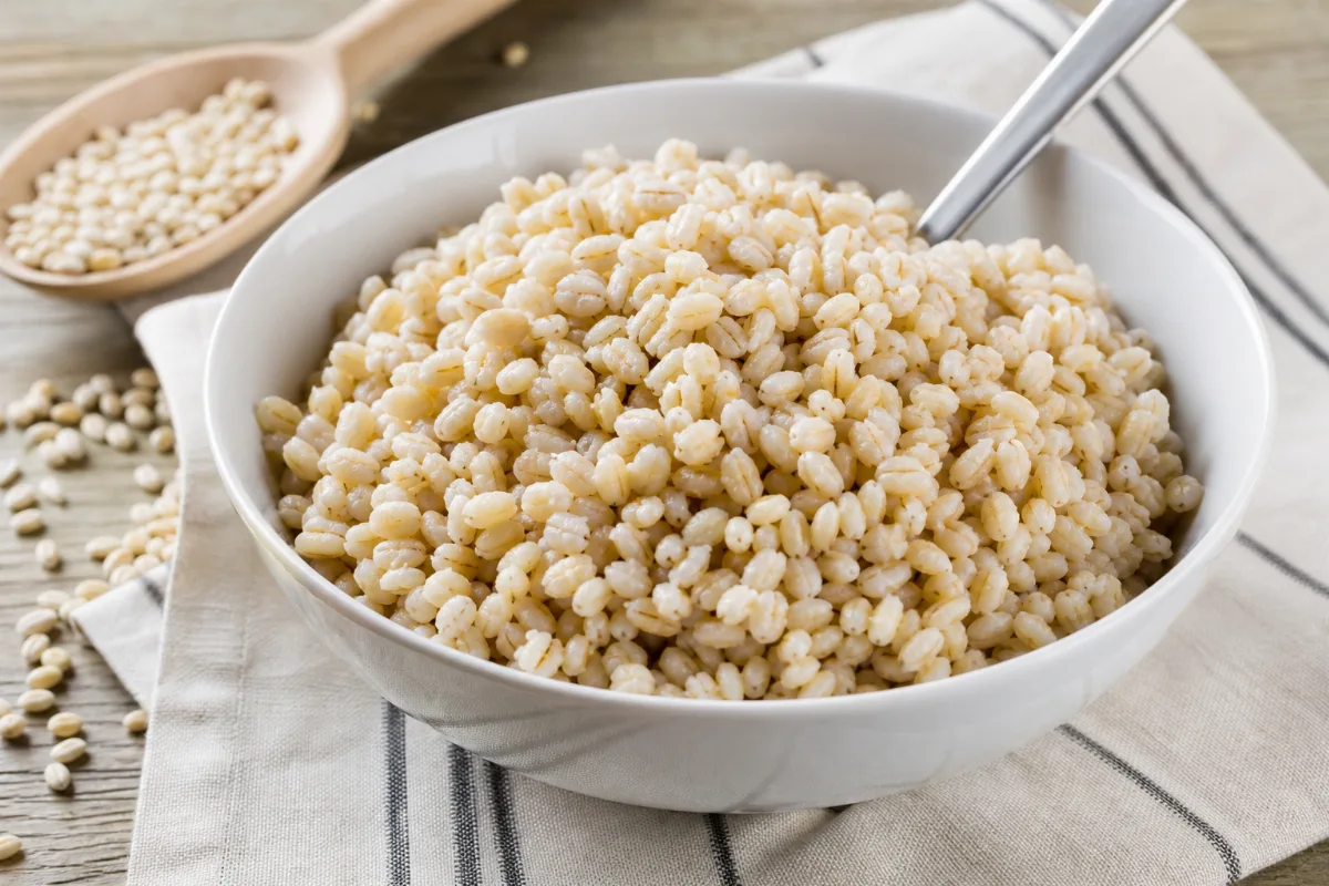 Close-up of barley
