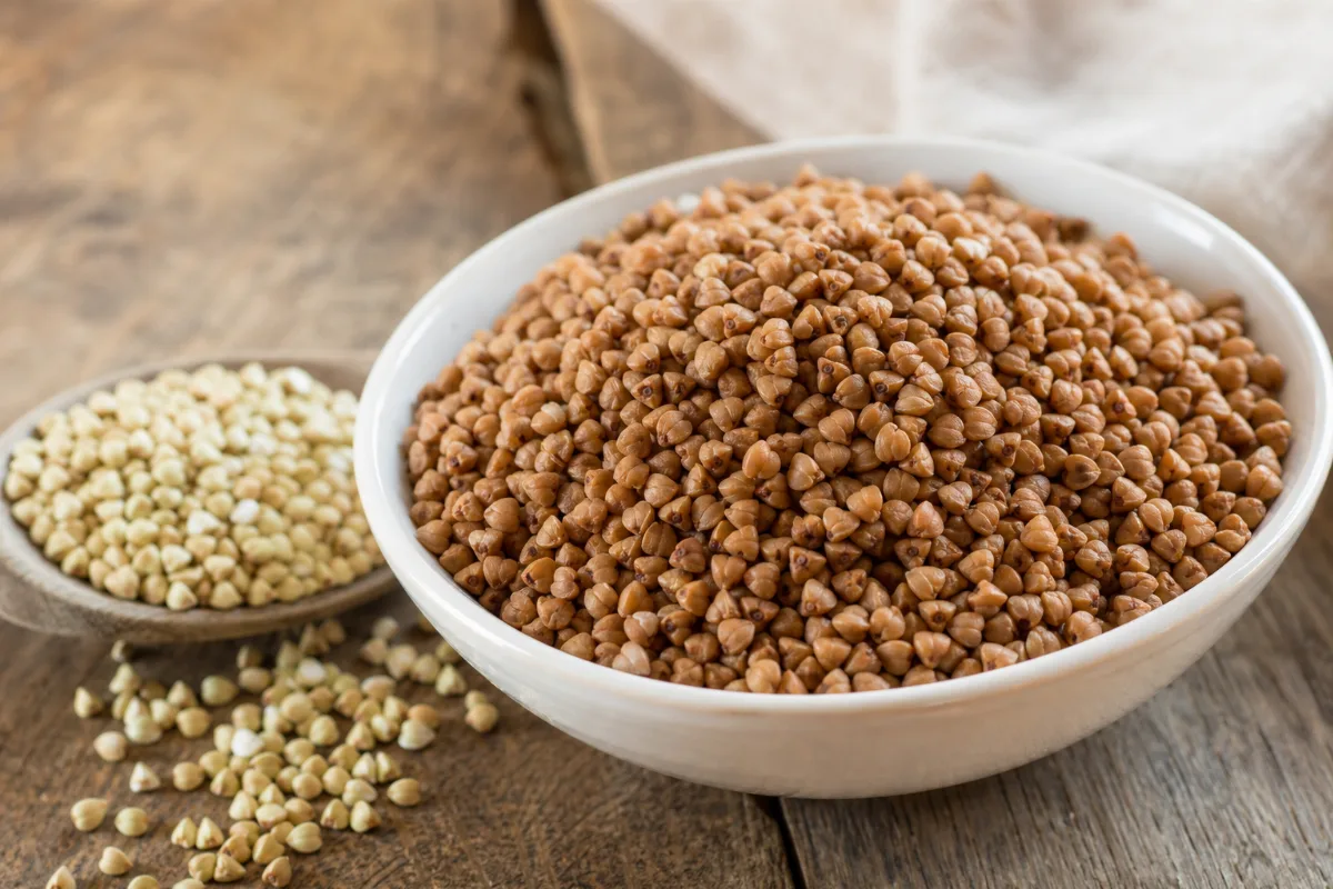 Close-up of buckwheat