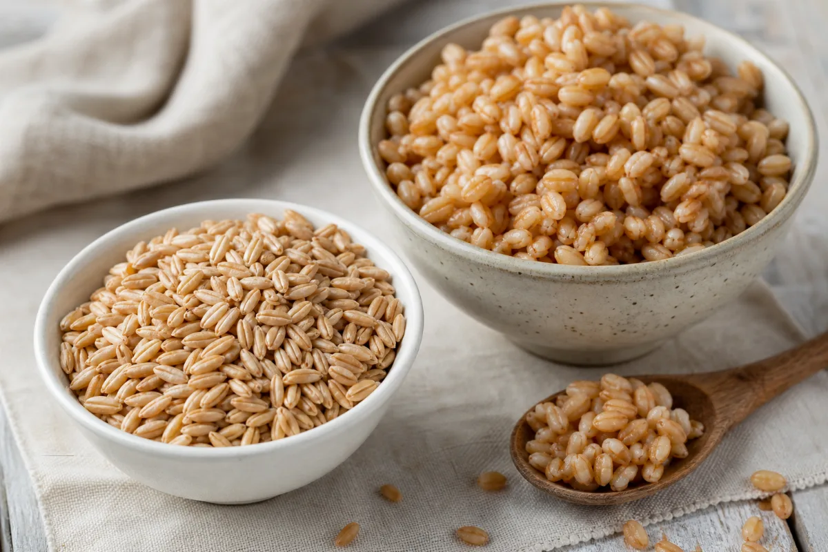 Close-up of spelt