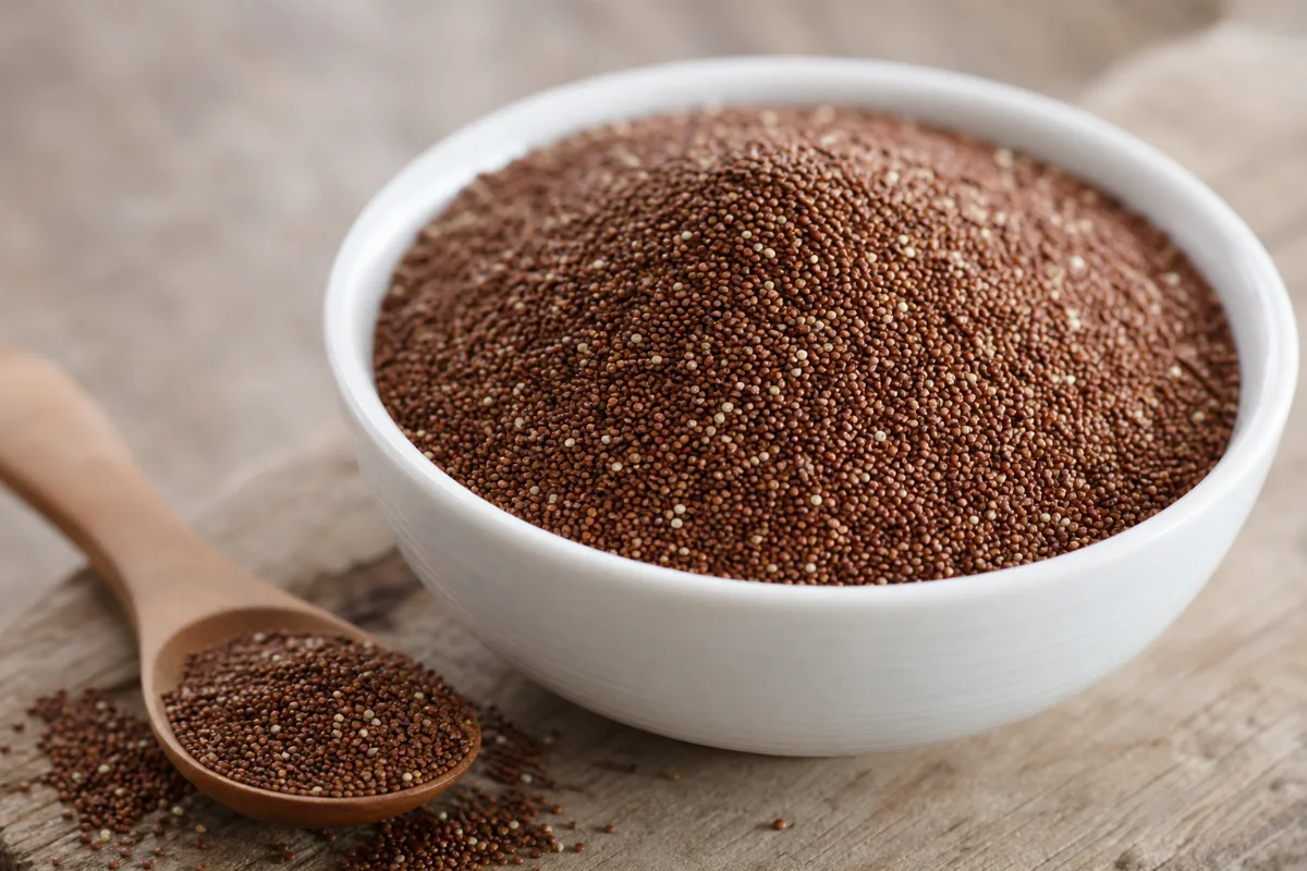 Close-up of teff
