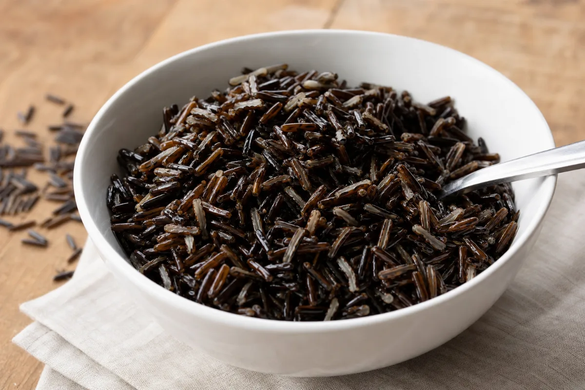Close-up of wild rice