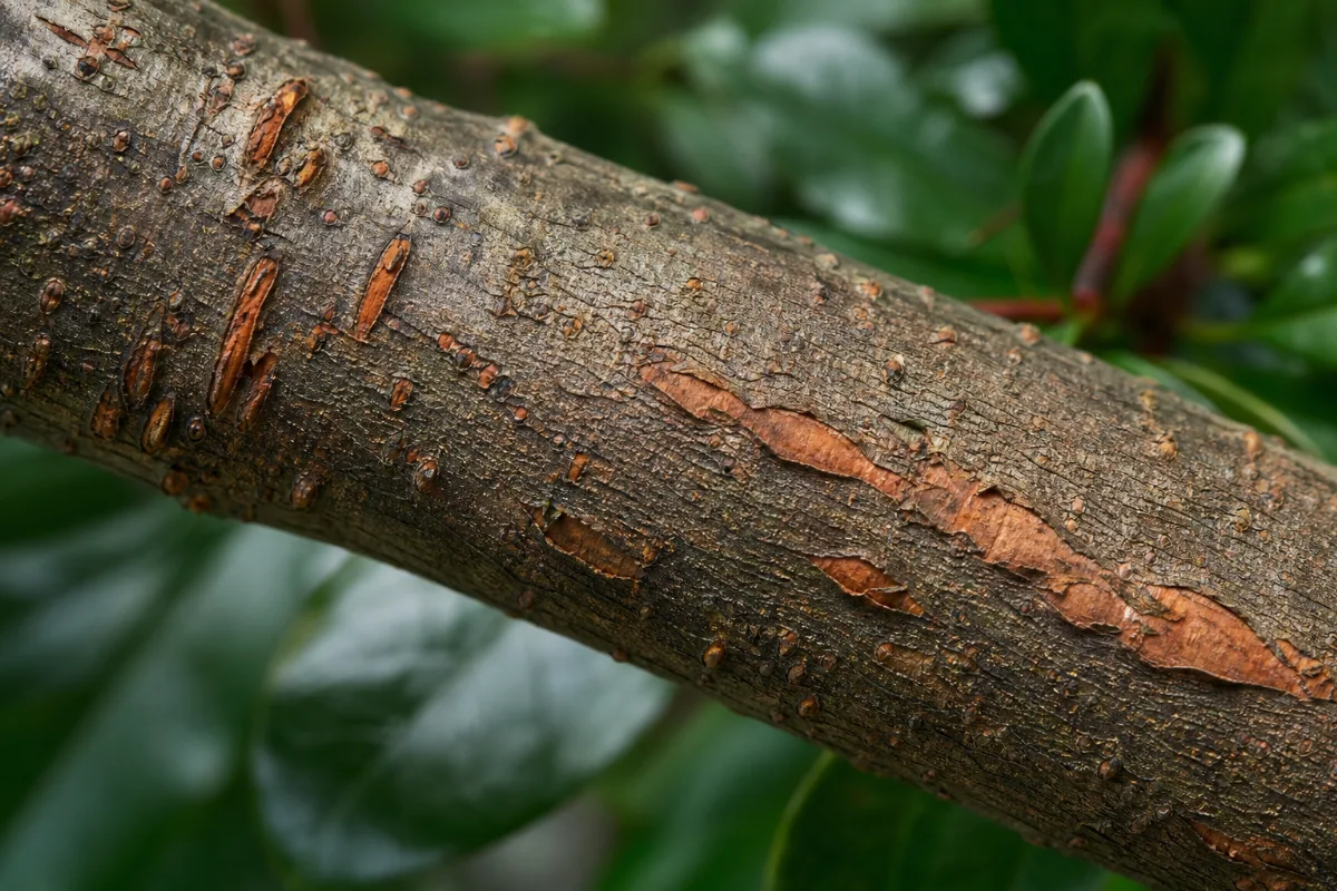 Close-up of cascara sagrada (frangula purshiana): uses, evidence and safety