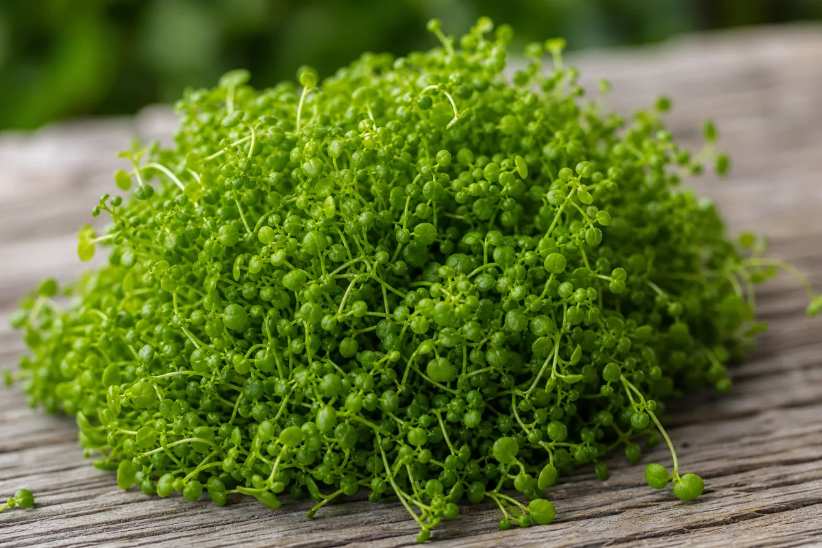 Close-up of chlorella