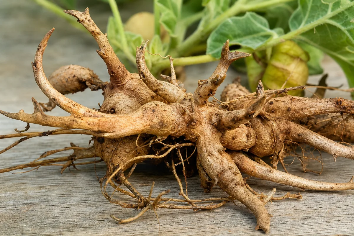 Close-up of devil's claw (harpagophytum procumbens): uses, evidence and safety