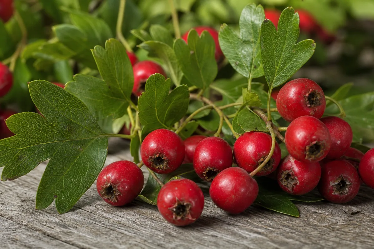Close-up of hawthorn (crataegus monogyna and crataegus laevigata): uses, evidence and safety