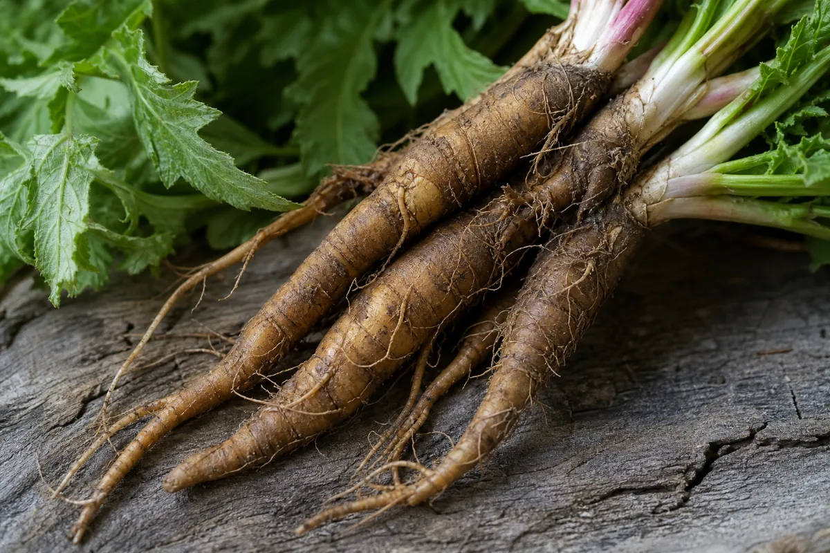 Close-up of rhaponticum (maral root) (rhaponticum carthamoides): evidence, safety and how it is used