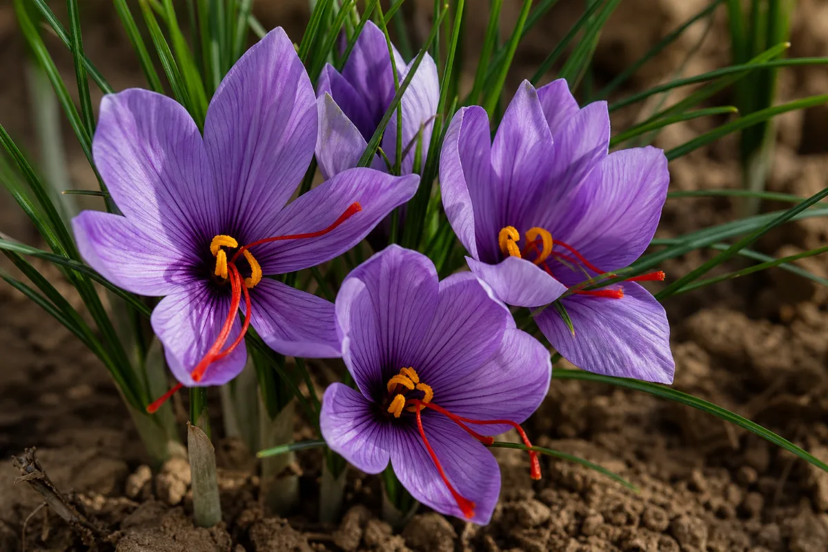 Close-up of saffron (crocus sativus): uses, evidence and safety