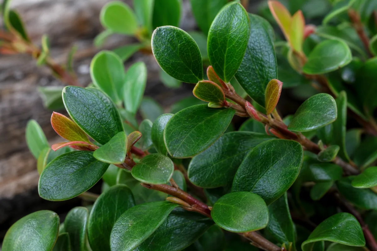 Close-up of uva ursi (arctostaphylos uva-ursi): uses, evidence and safety