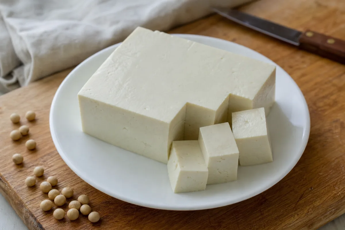 Close-up of tofu