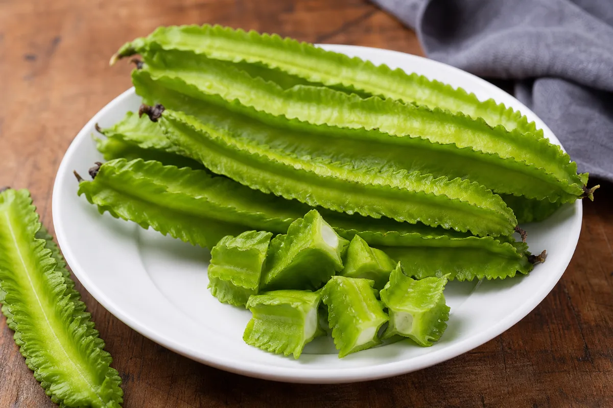Close-up of winged beans