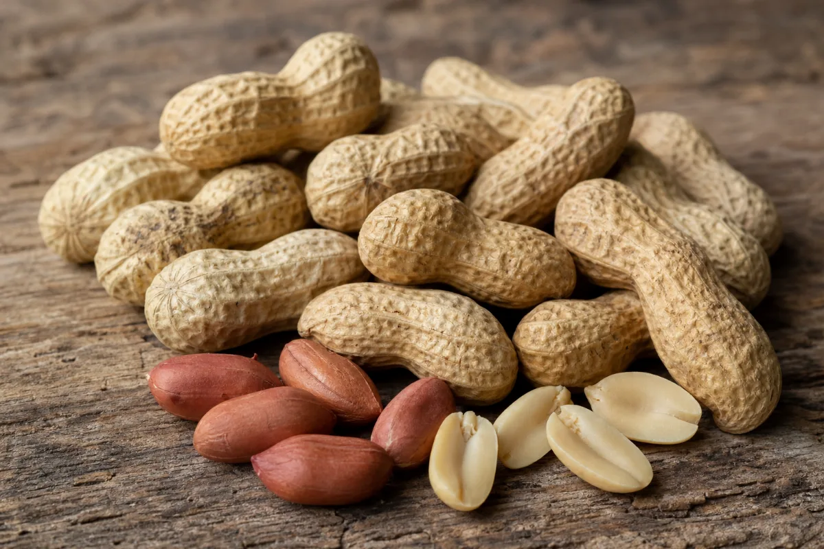 Close-up of peanuts