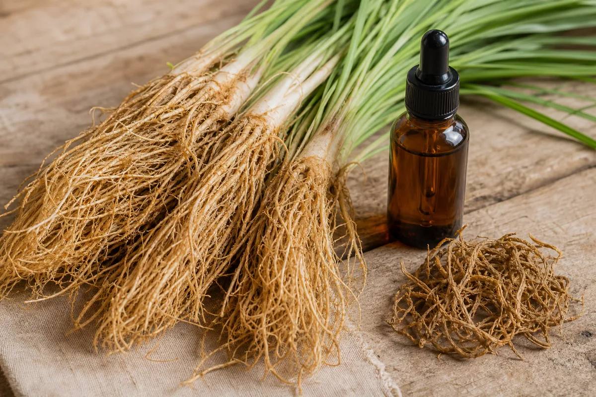 Close-up of vetiver oil: evidence, safety and how it is used