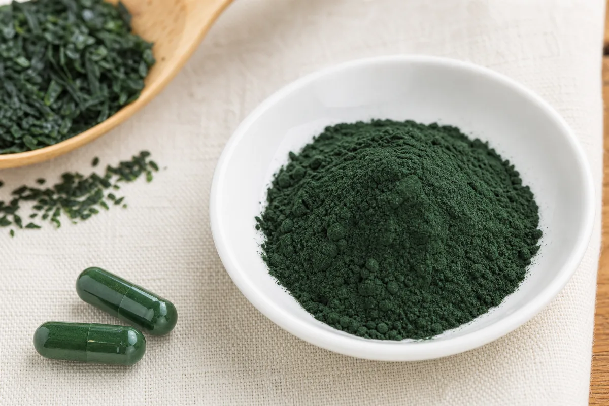 Close-up of blue-green algae (afa)