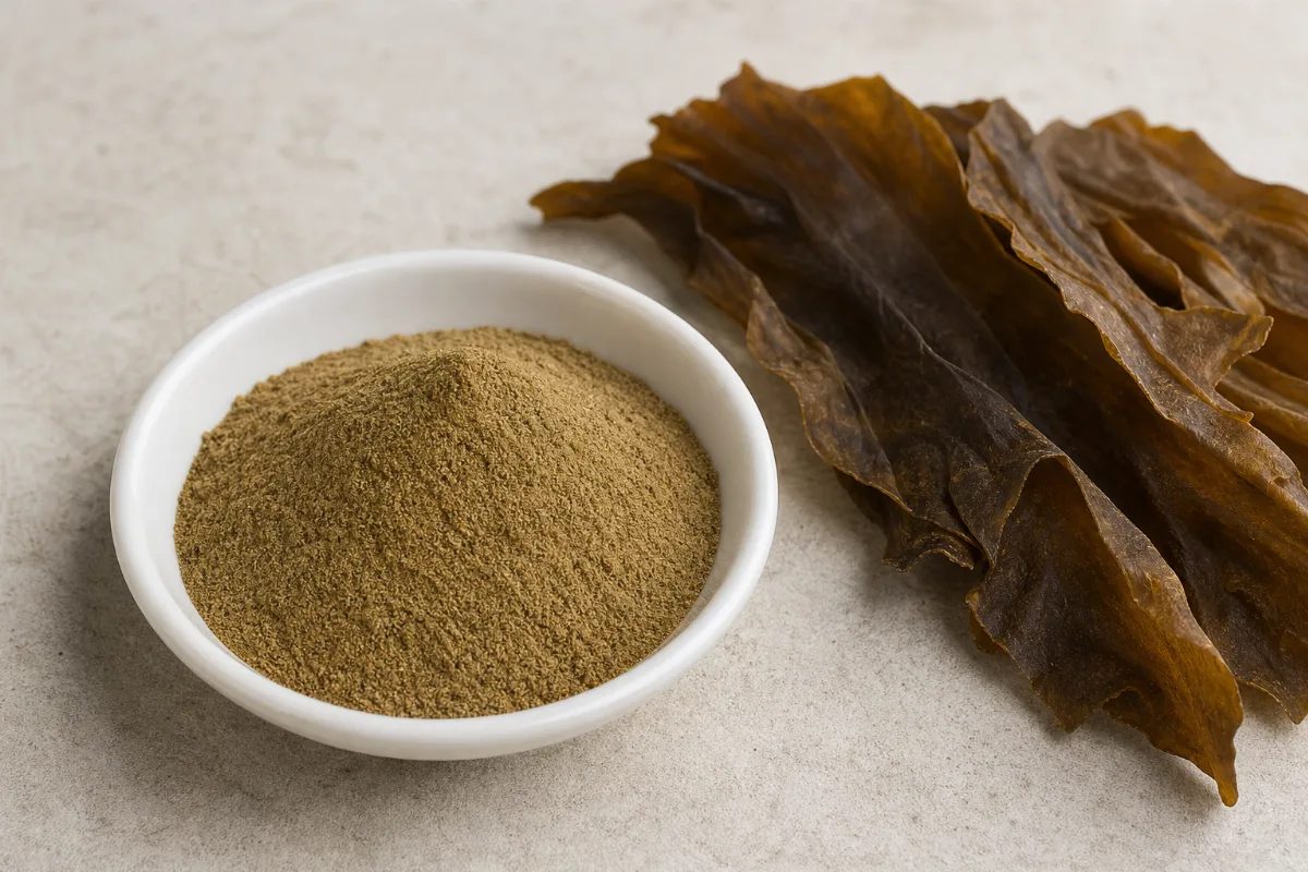 Close-up of fucoidan