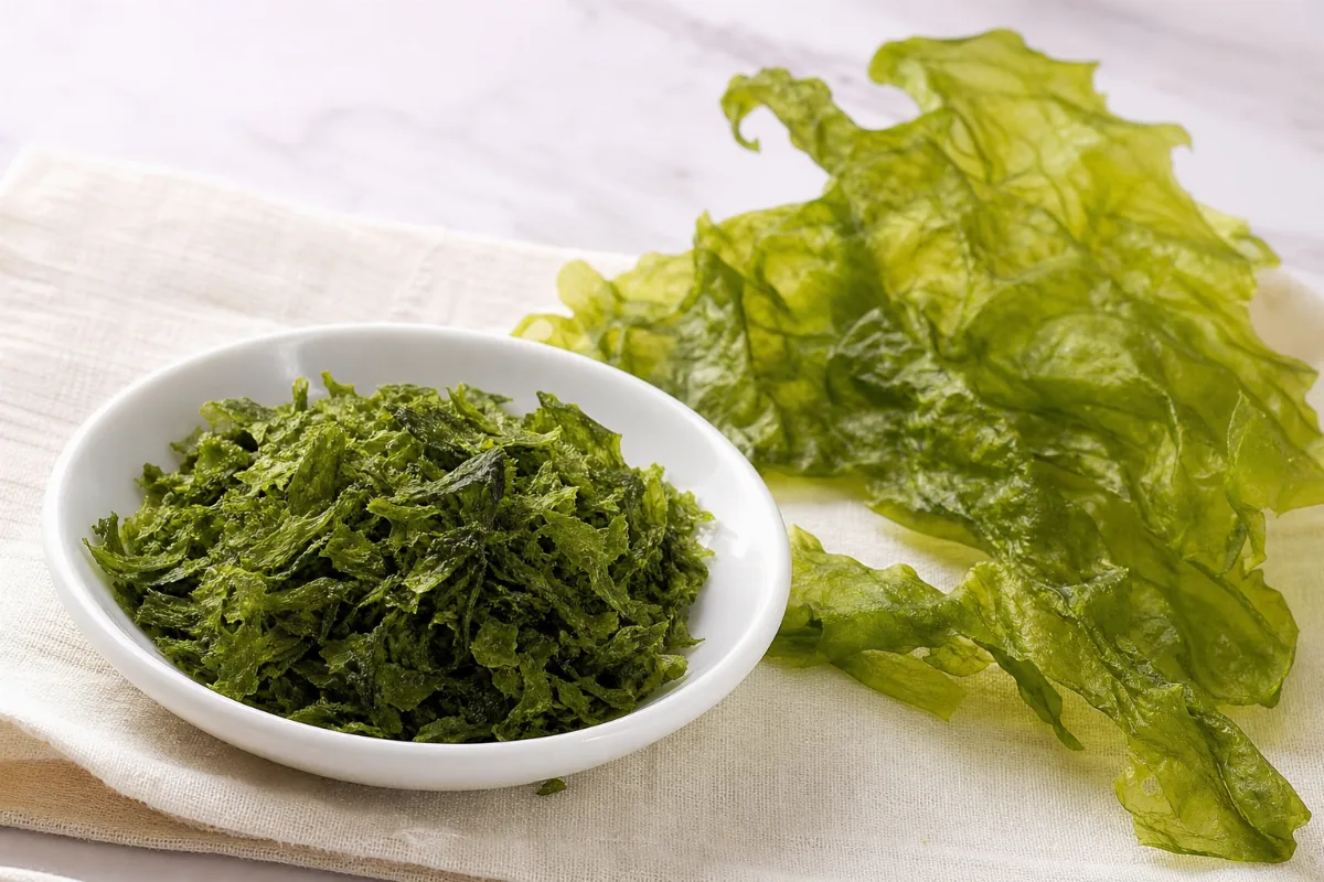 Close-up of sea lettuce