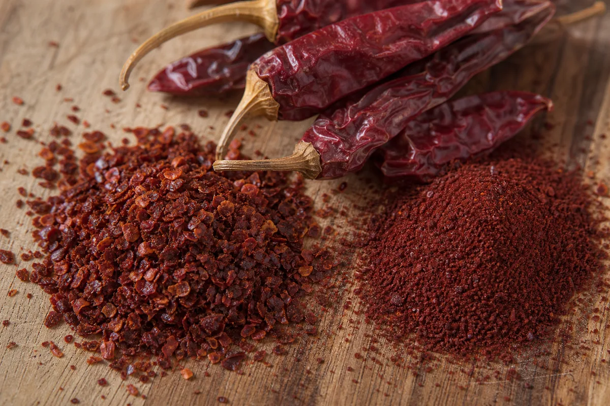Close-up of aleppo pepper