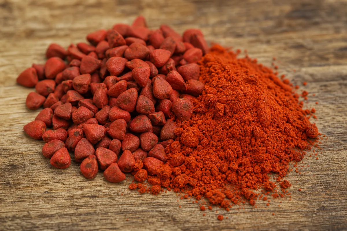 Close-up of annatto (achiote)