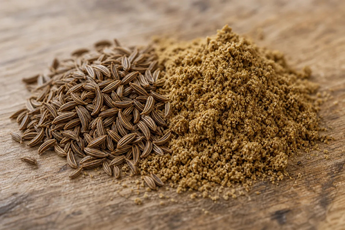 Close-up of caraway