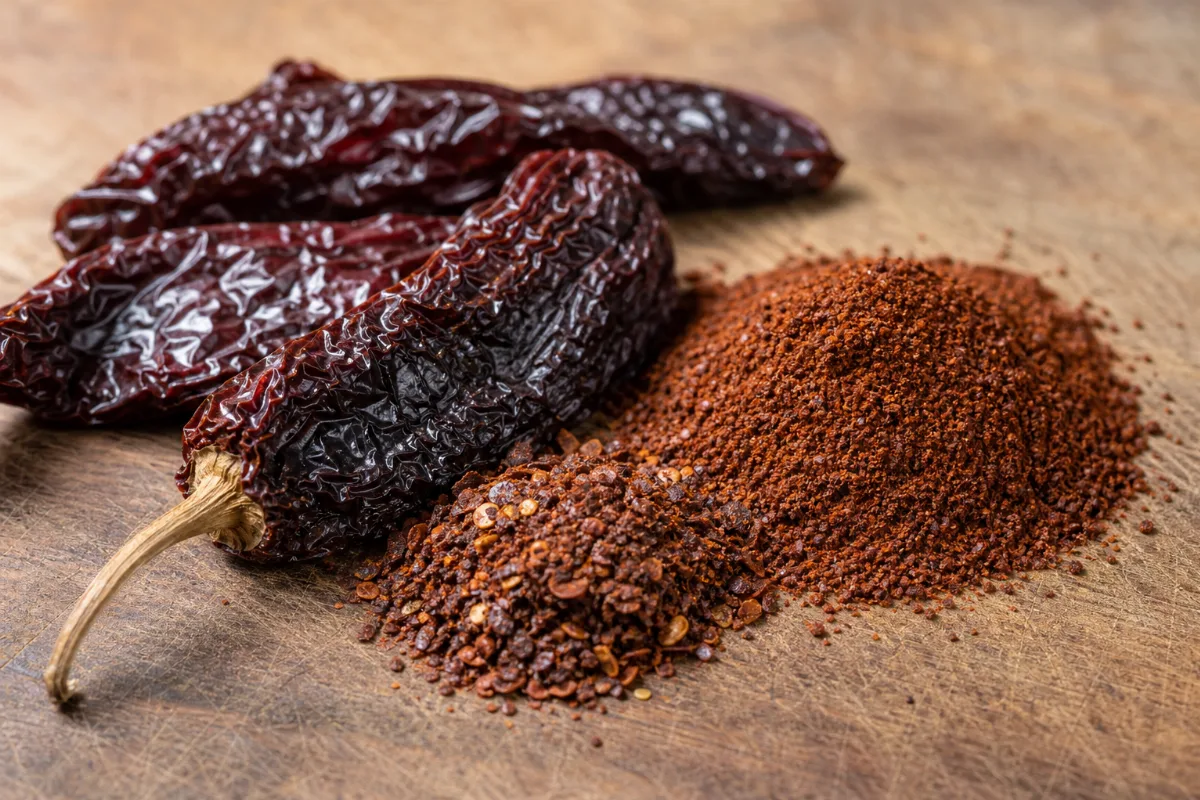 Close-up of chipotle (smoked jalapeno)