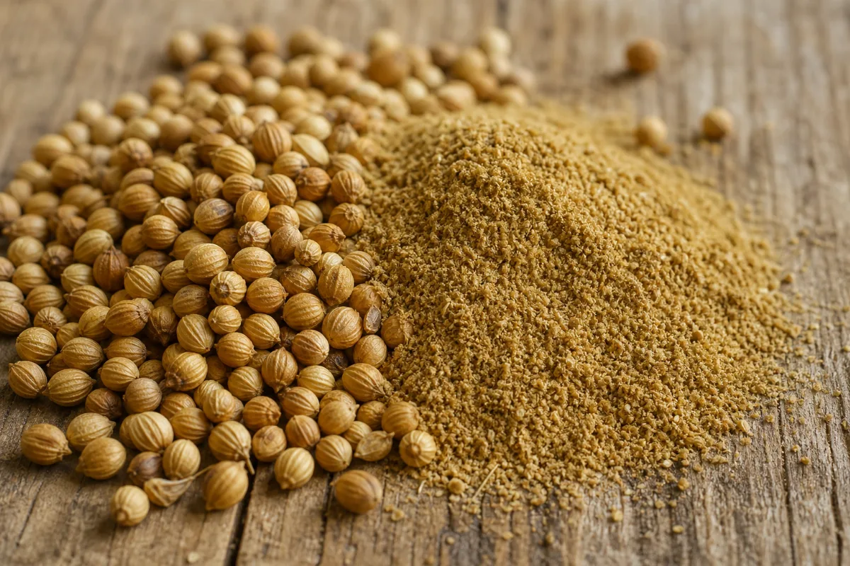 Close-up of coriander seed