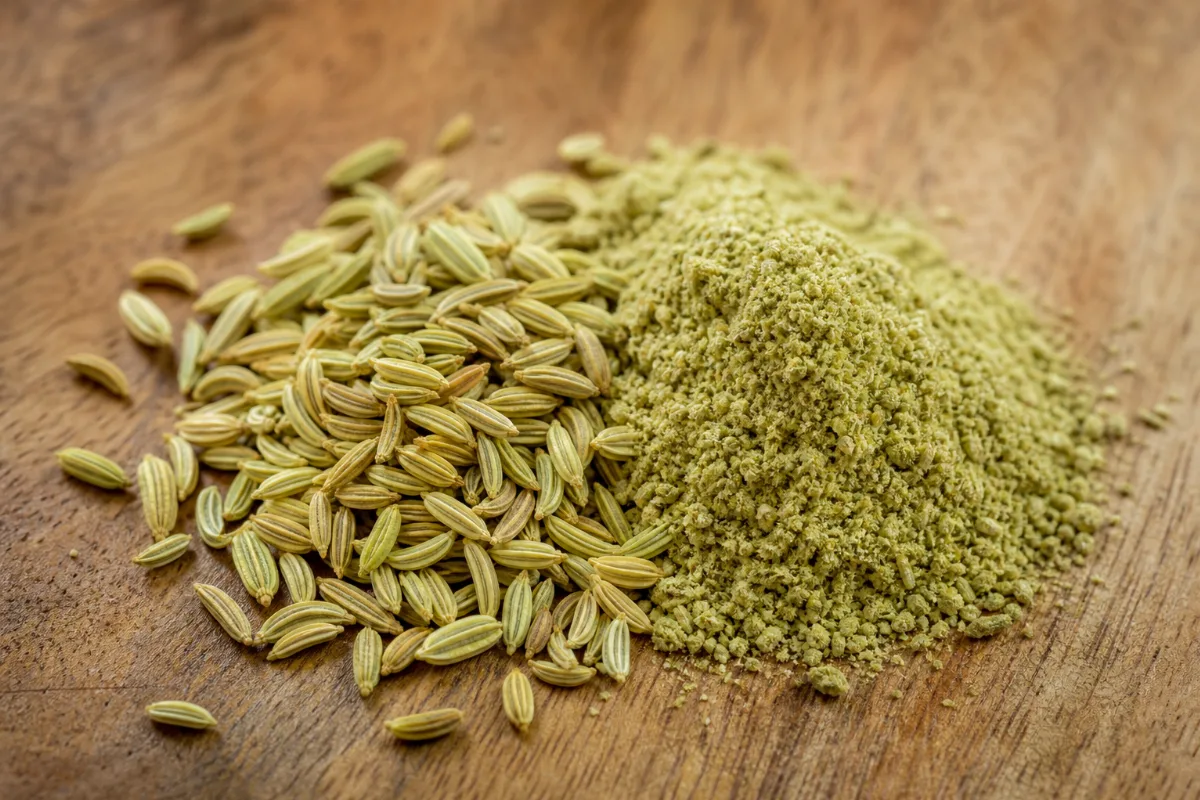 Close-up of fennel seed