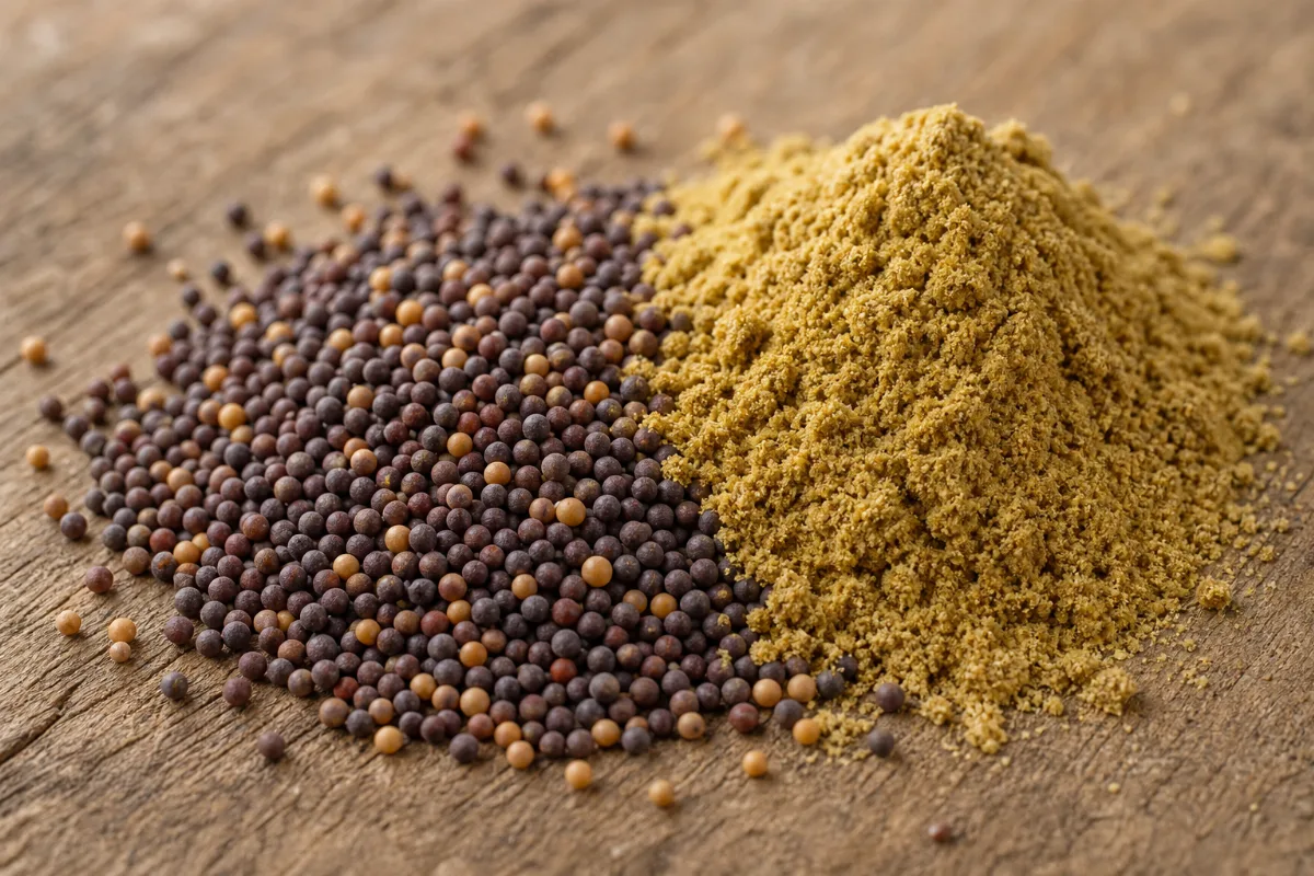 Close-up of mustard seed