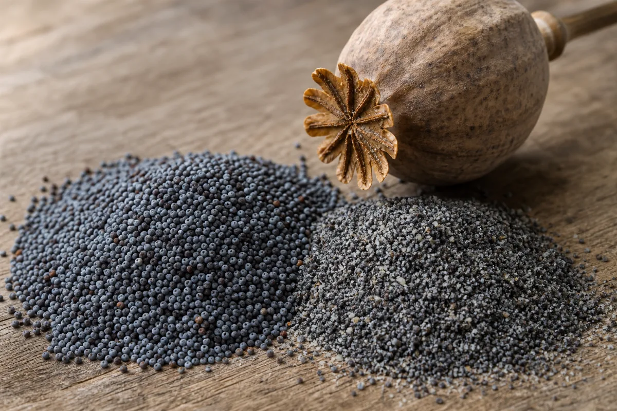 Close-up of poppy seed