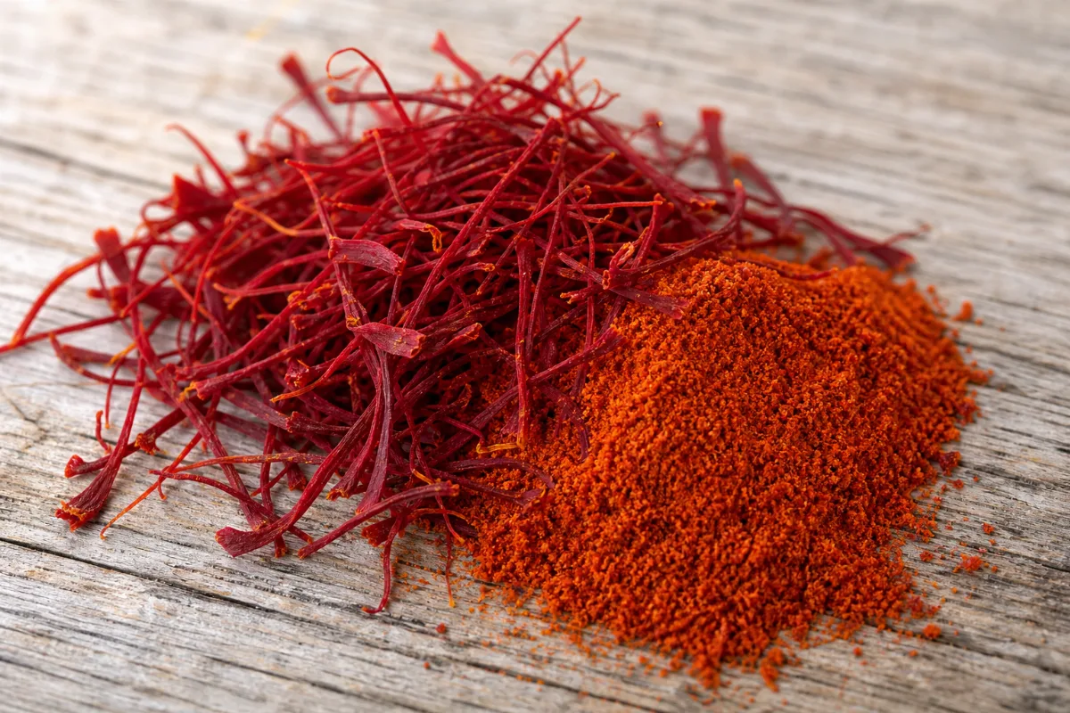 Close-up of saffron