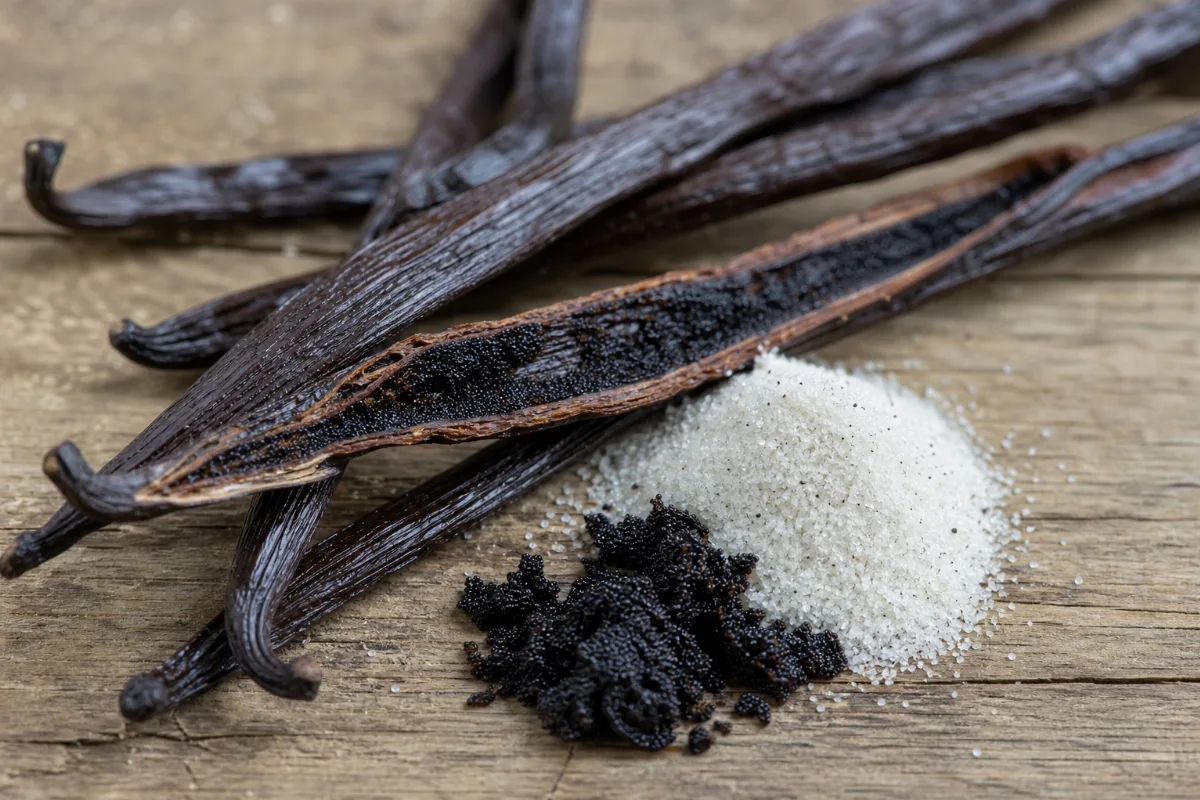 Close-up of vanilla