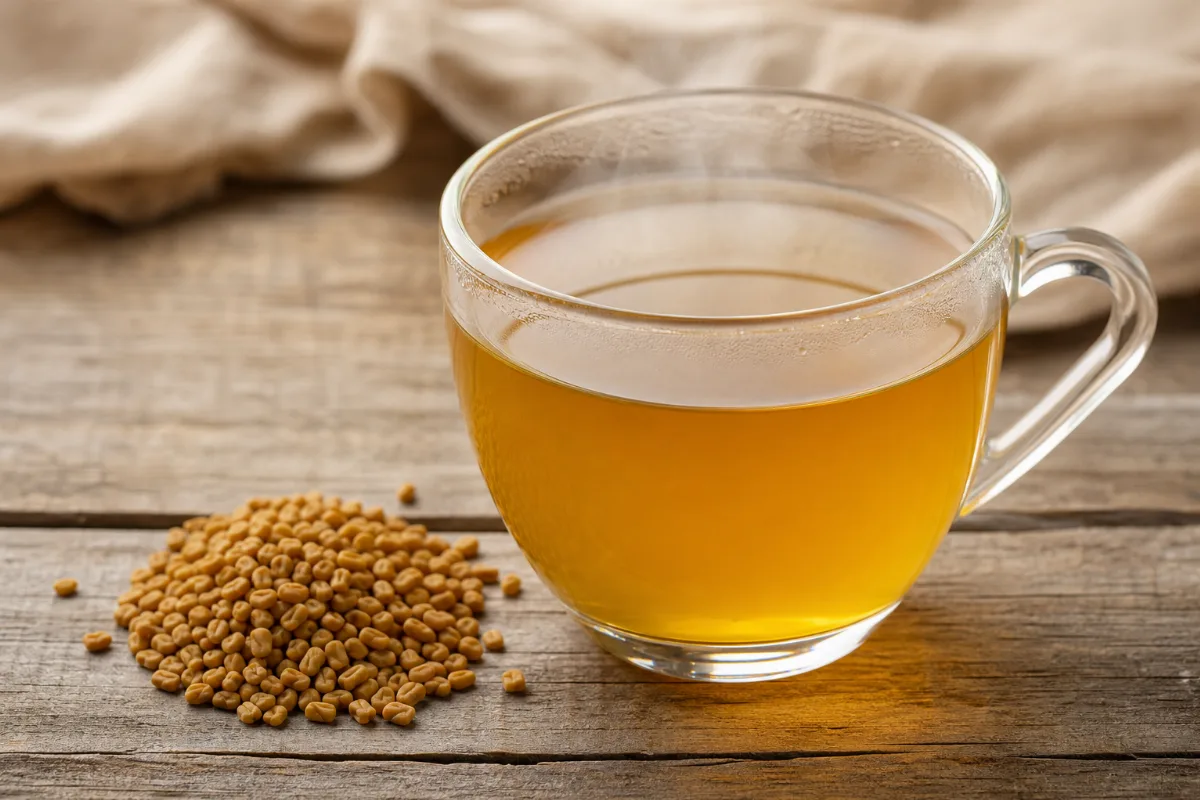 Close-up of fenugreek tea: what research shows about the tea, safety and cautions