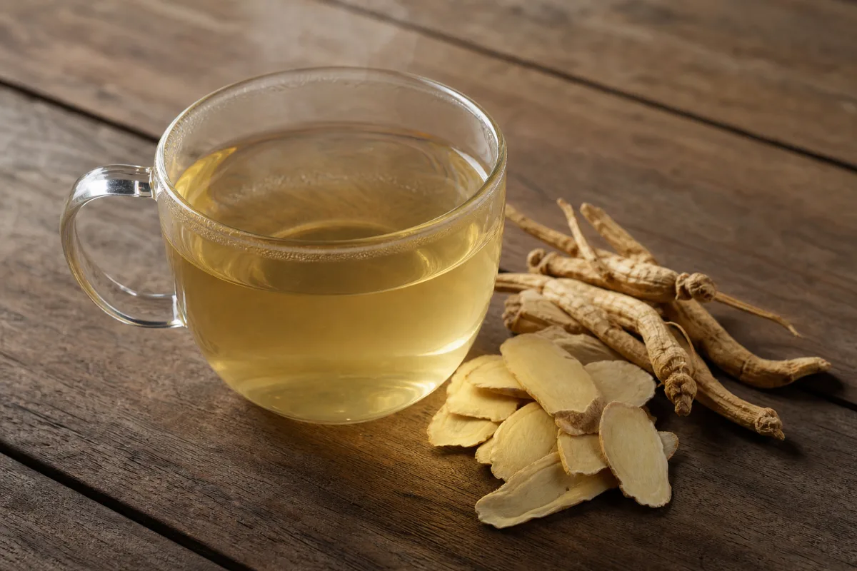Close-up of ginseng tea: what research shows about the tea, safety and cautions