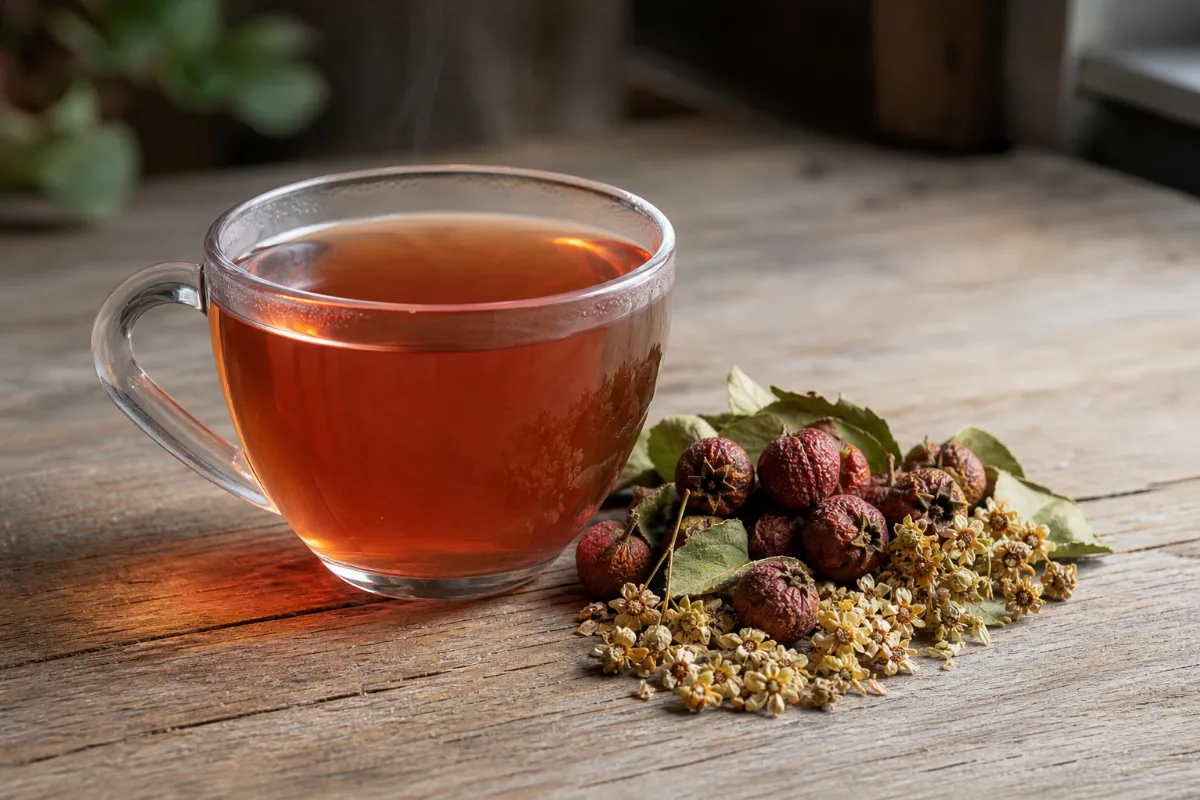 Close-up of hawthorn tea: what research shows about the tea, safety and cautions