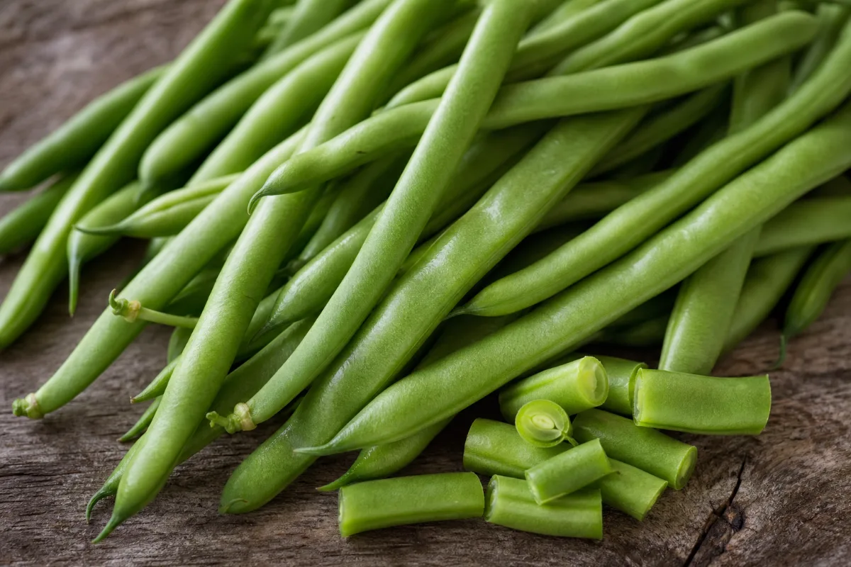 Close-up of green beans